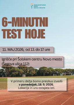 VABILO TEST HOJE 2026- PLAKAT